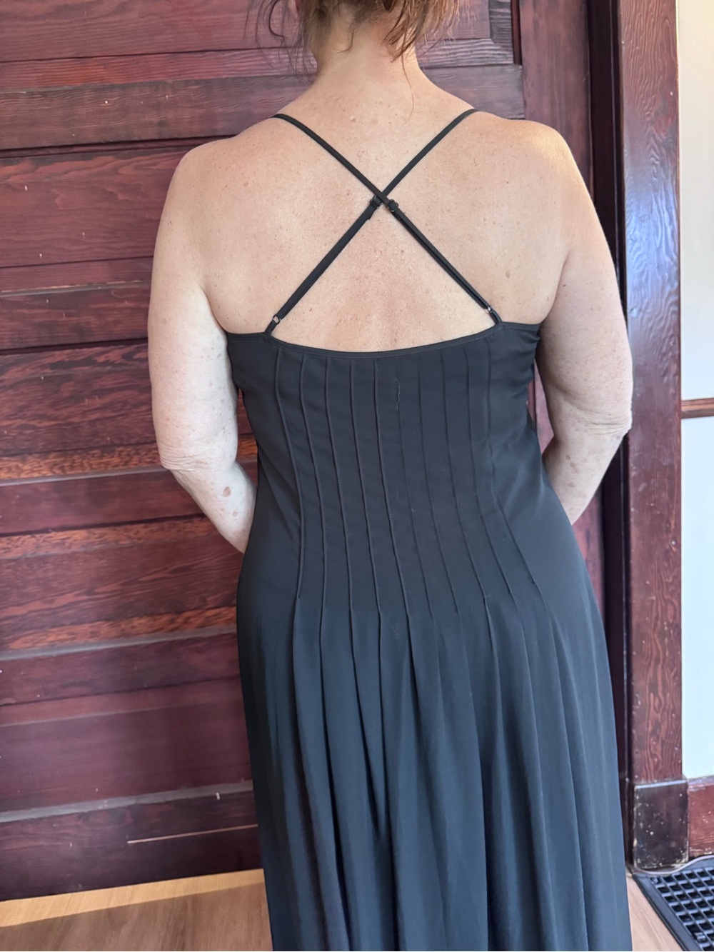Banana Republic Black Maxi Dress with Spaghetti Straps - Picture 2 of 3
